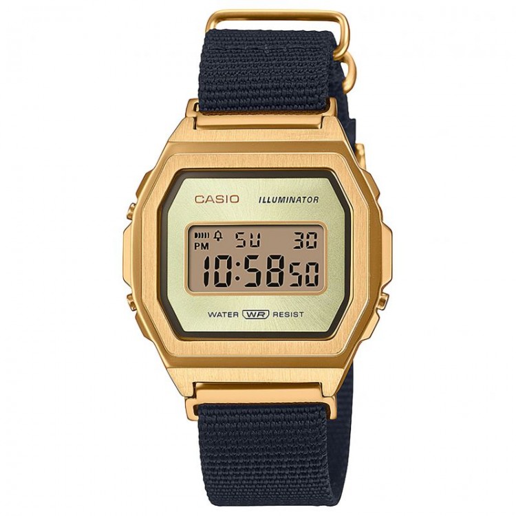 Ceas Casio Vintage Iconic A1000MGN 9ER Set cu Bratara suplimentara
